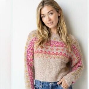 NWT NATURAL LIFE BOUCLE SWEATER